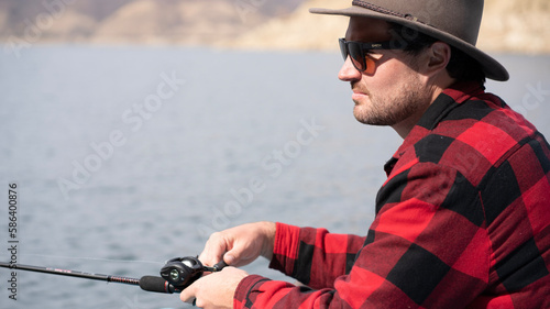 fisherman with rod