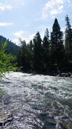 river in the mountains