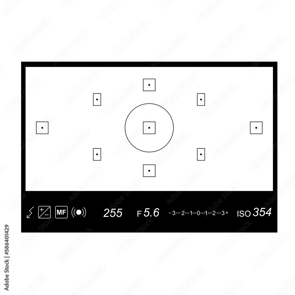 digital camera viewfinder interface digital camera viewfinder interface