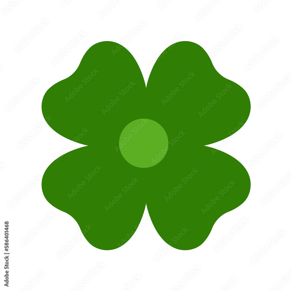 green clover flower isolated green clover flower isolated