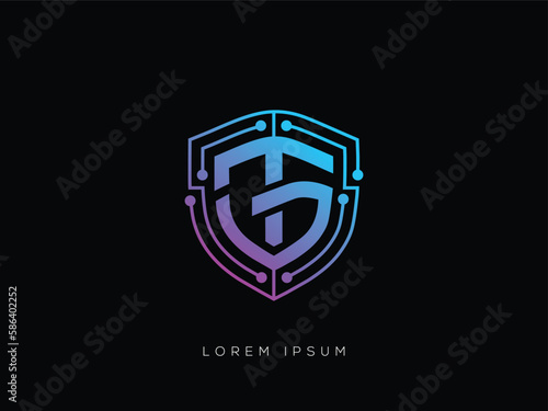 security logo & TG letter icon