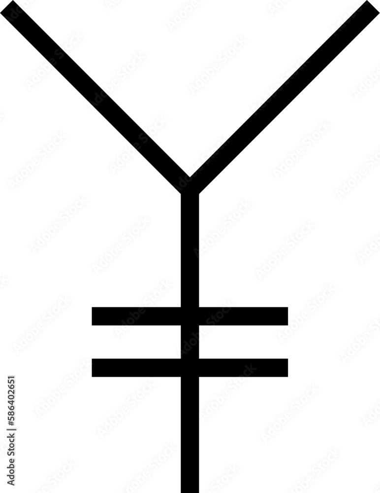 Yuan Sign Isolated Line Icon. Editable stroke. It can be used for websites, stores, banners, fliers Yuan Sign Isolated Line Icon. Editable stroke. It can be used for websites, stores, banners, fliers