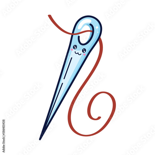 tailors needle with thread kawaii