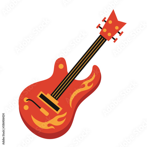 Musical electric guitar