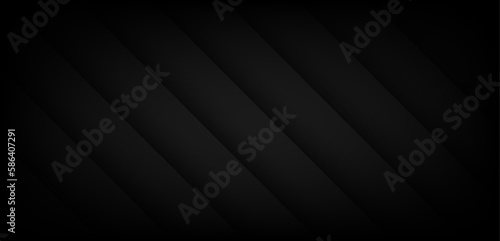 Dark Black background in Geometric design diagonal. Vector illustration.