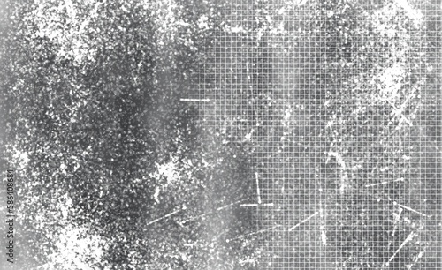 Grunge Black And White Urban. Dark Messy Dust Overlay Distress Background. Easy To Create Abstract Dotted, Scratched, Vintage Effect With Noise And Grain 