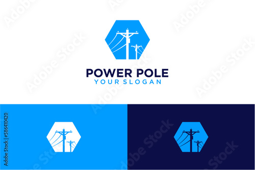 power pole logo design