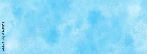blue sky with white clouds in sunny weather .Background with clouds on blue sky. Blue Sky vector .White cumulus clouds formation in blue sky .Panorama