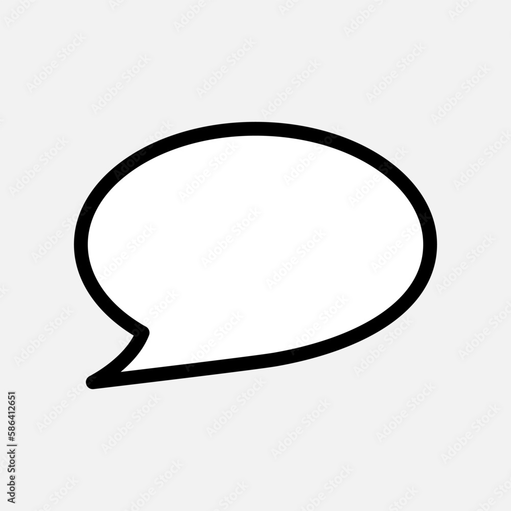 Bubble Speech Icon. Talk and Chat Illustration. Applied as Trendy Symbol for Design Elements, Websites, Presentation and Application - Vector. test, confuse, answer, question, qa, forum, dialog, a Bubble Speech Icon. Talk and Chat Illustration. Applied as Trendy Symbol for Design Elements, Websites, Presentation and Application - Vector. test, confuse, answer, question, qa, forum, dialog, a