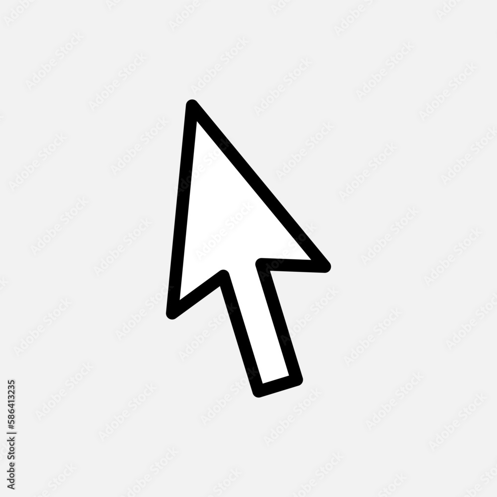 Cursor Icon. Pointer Illustrations Vector, Sign and Symbol for Design