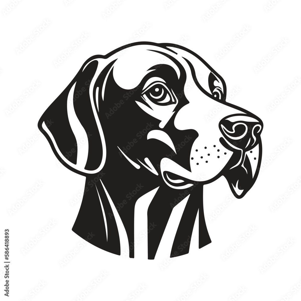dog, vector concept digital art, hand drawn illustration dog, vector concept digital art, hand drawn illustration