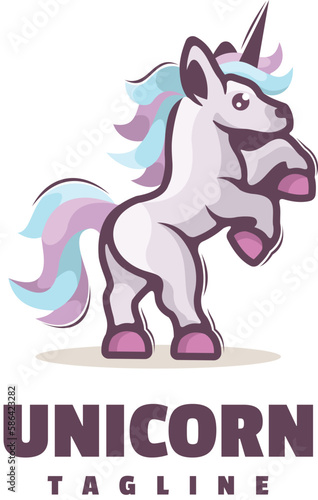 unicorn mascot logo