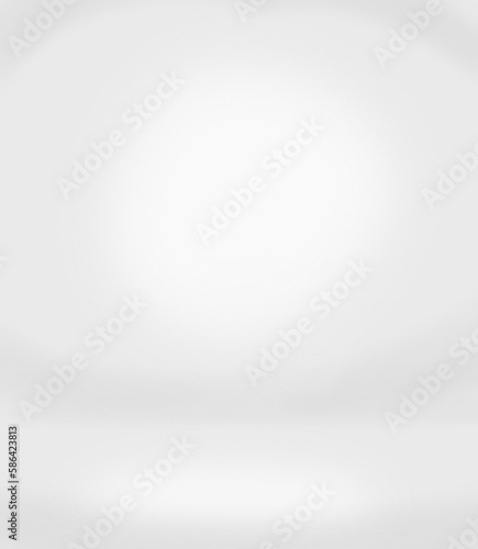 Background texture for an abstract illustration which highlights a light gray wall and floor gradient. Interior cement structure in black and white. Soft blurred soft wallpaper abstract copy space.
