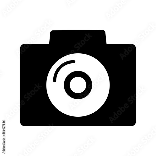 Camera icon. Photo. Photographic equipment. Vector.