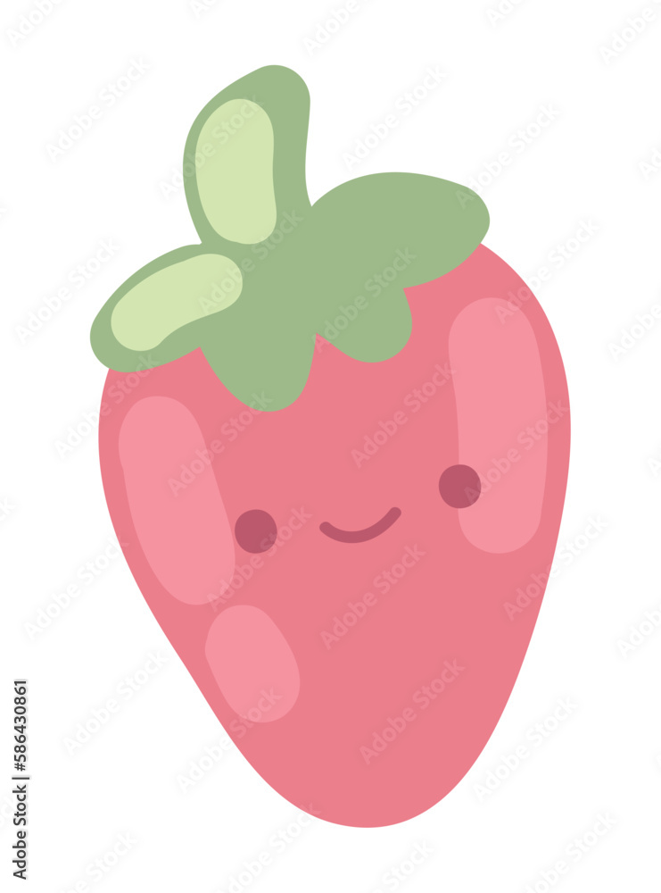 strawberry kawaii fruit strawberry kawaii fruit