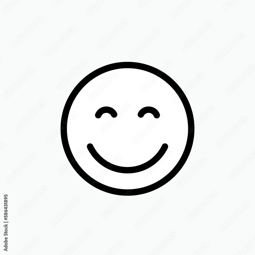 Smiley Emoticon, Happy Symbol. Funny Expression. Comedy Movie Genre Icon Smiley Emoticon, Happy Symbol. Funny Expression. Comedy Movie Genre Icon