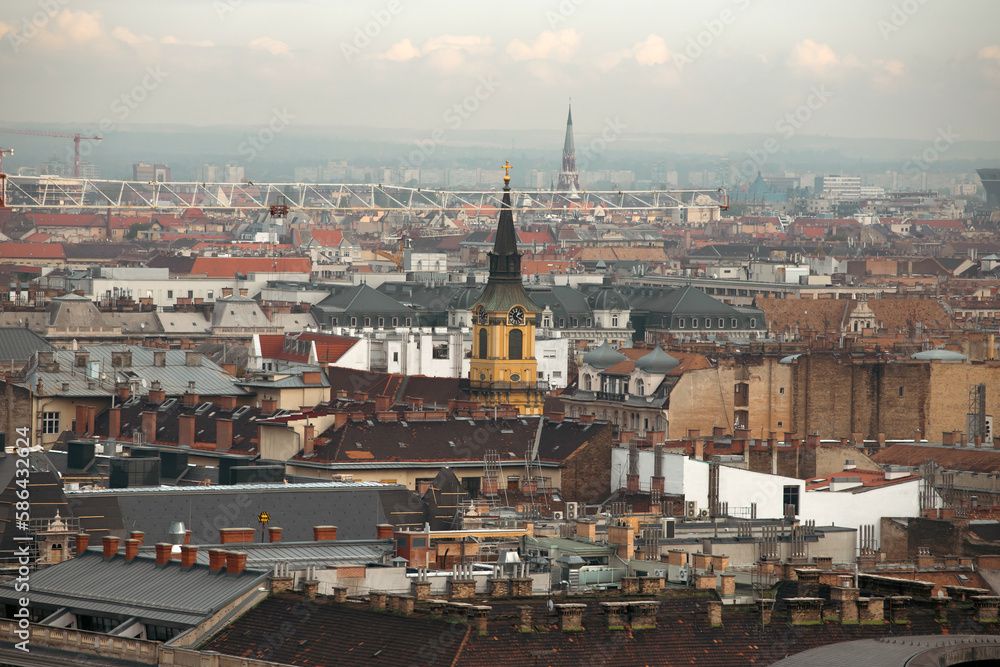Fototapeta premium Budapest beautiful panoramic view.