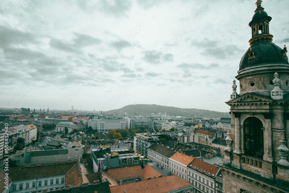 Fototapeta premium Budapest beautiful panoramic view.