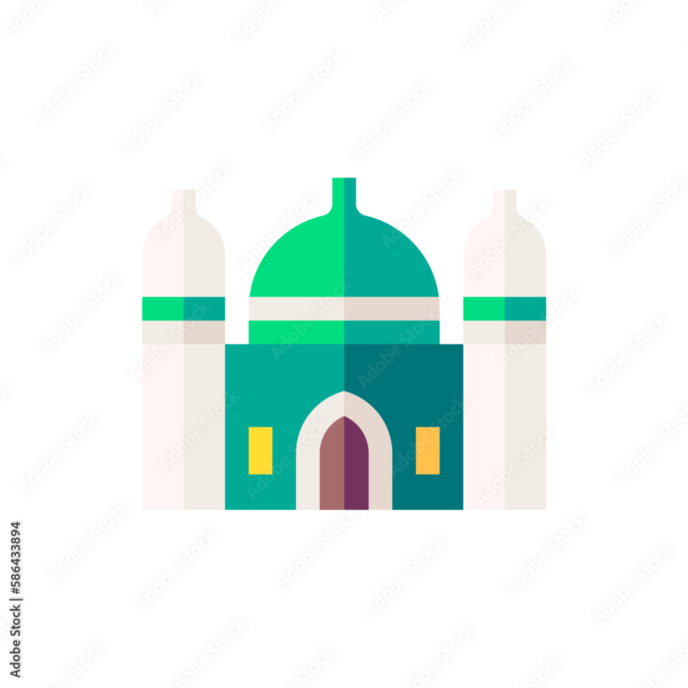 icon mosque Ramadan and Islamic Eid