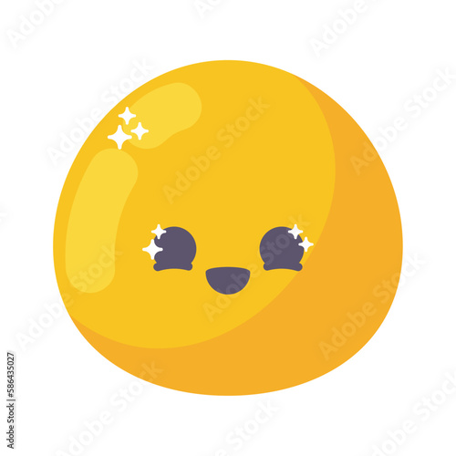 shy emoji kawaii