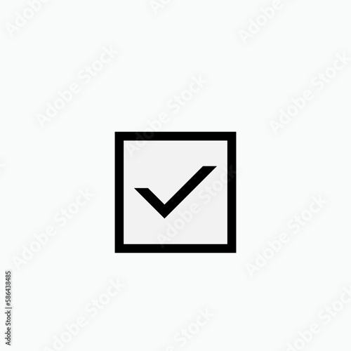 Free Download Checkmark Icon.  Approve, Confirm Symbol for Design, Presentation, Website or Apps Elements - Vector.   - GFXLoad