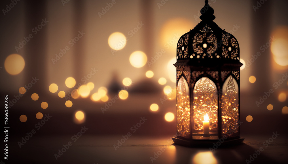 Prayer times. Vector illustration. Generative AI Prayer times. Vector illustration. Generative AI