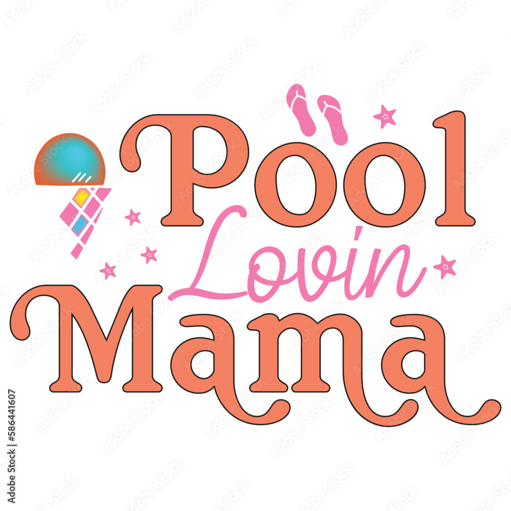 Obraz premium Summer SVG Design