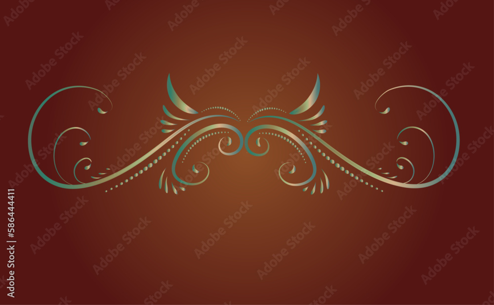 Ornamental abstract floral background 
