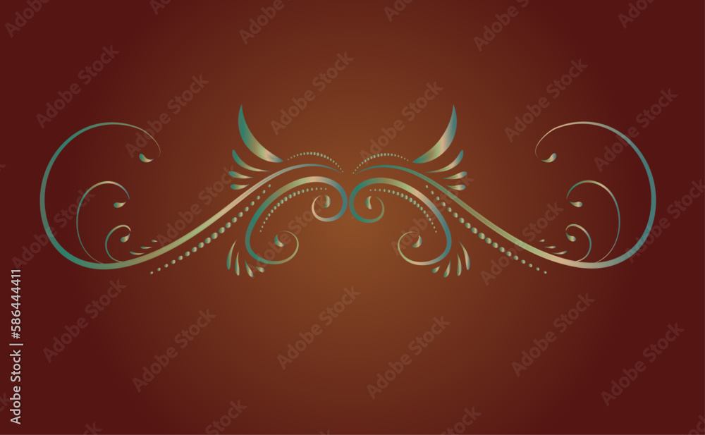 Ornamental abstract floral background Ornamental abstract floral background