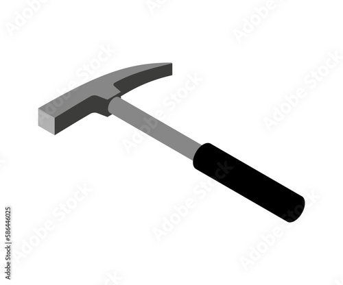 Isometric Geologist Hammer