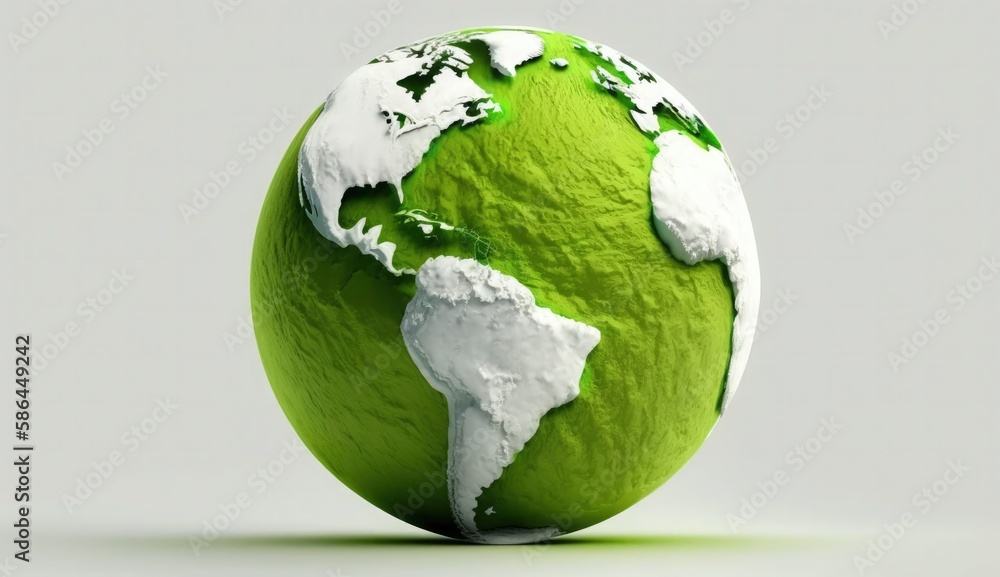 World Earth day concept. Illustration of the green planet earth on a white background. earth day poster, banner, card, APRIL 22, Saving the planet, environment, Planet Earth, Generate Ai World Earth day concept. Illustration of the green planet earth on a white background. earth day poster, banner, card, APRIL 22, Saving the planet, environment, Planet Earth, Generate Ai
