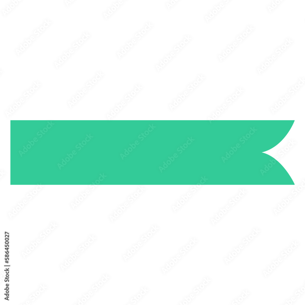 Flat Ribbon Illustration Flat Ribbon Illustration