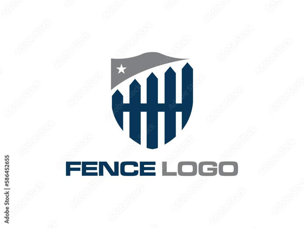 fence and protect logo vector illustration design fence and protect logo vector illustration design