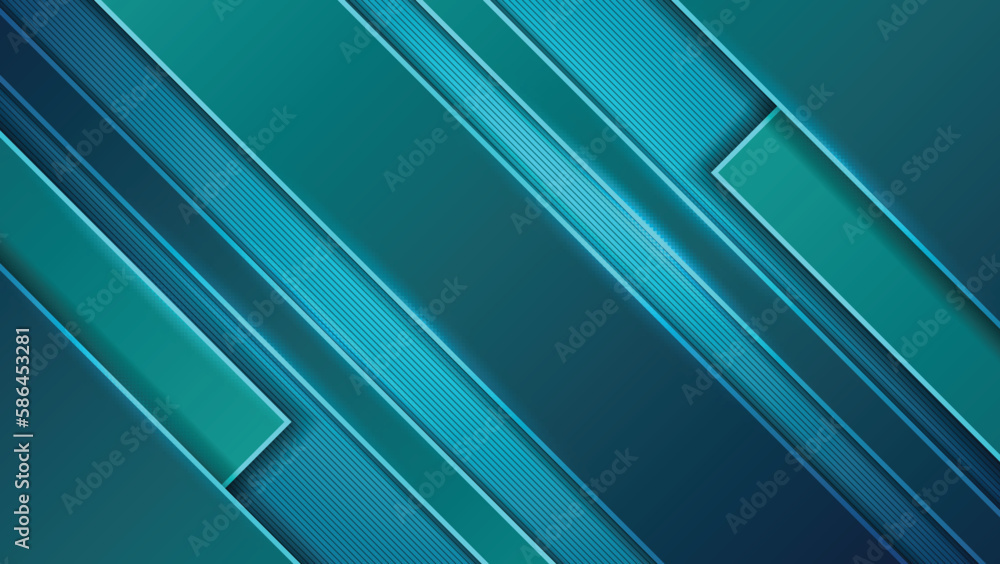 Fototapeta premium Abstract Modern Vector Blue Background 