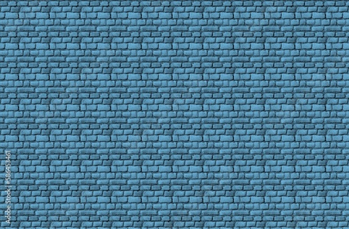 Blue brick pattern background