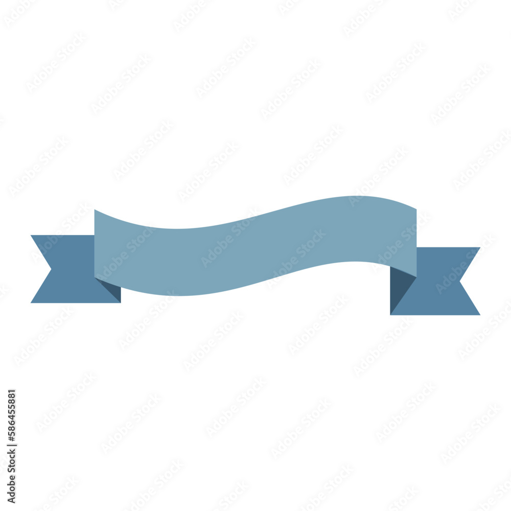 Flat Ribbon Illustration Flat Ribbon Illustration