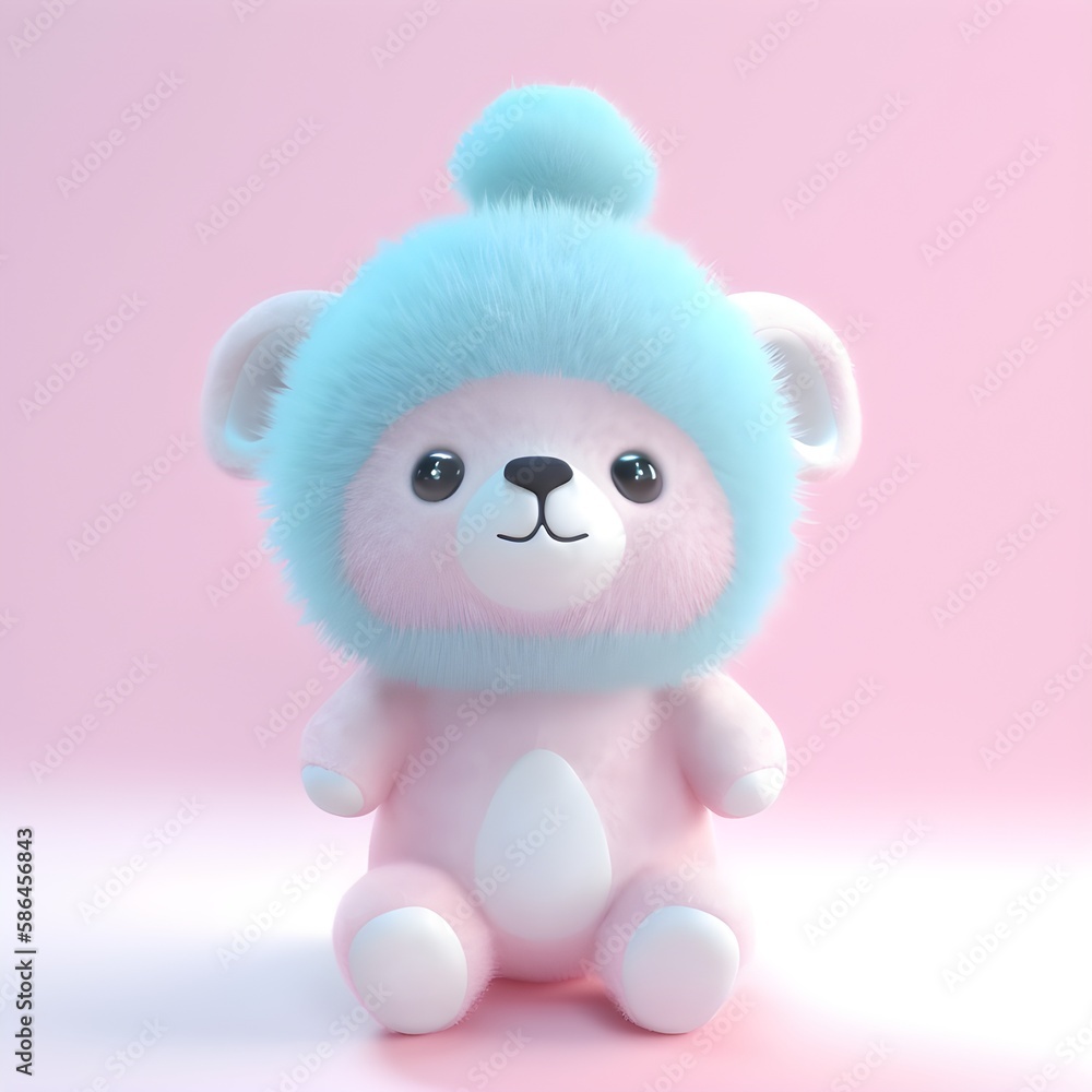pink fluffy cuddly bear pink fluffy cuddly bear