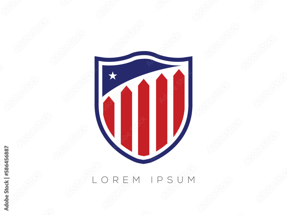 Fence and protect security logo vector illustration Fence and protect security logo vector illustration