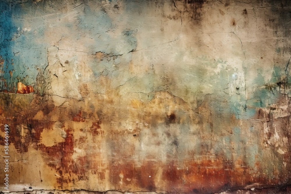 colorful graffiti wall with various designs and patterns. Generative AI colorful graffiti wall with various designs and patterns. Generative AI