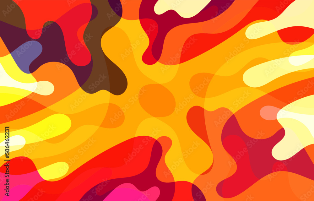 Colorful Groovy background design concept Colorful Groovy background design concept