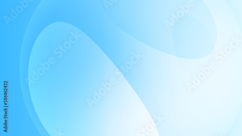 Abstract creative gradient blue wave background illustration.