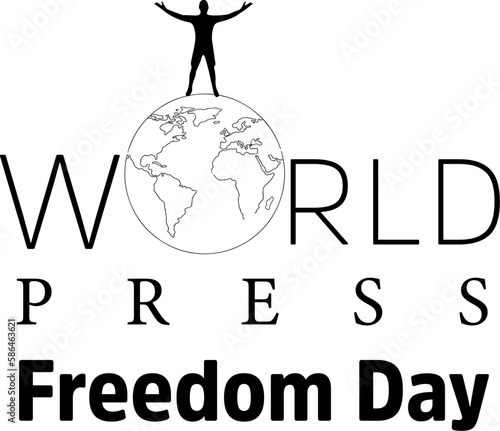 World Press Freedom Day Vector Art.
