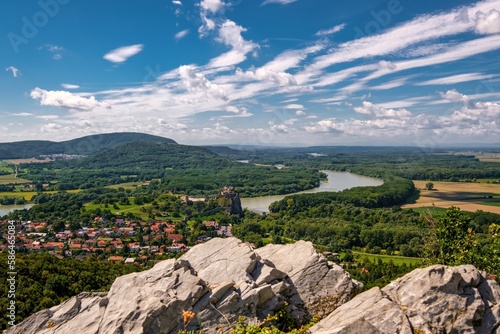 Photography Ruins of castle Devin near Bratislava, Slovakia