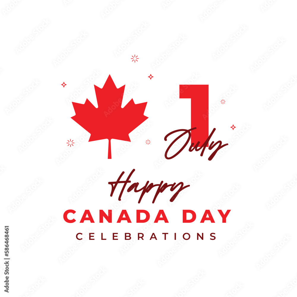 Canada day celebrations design template Canada day celebrations design template