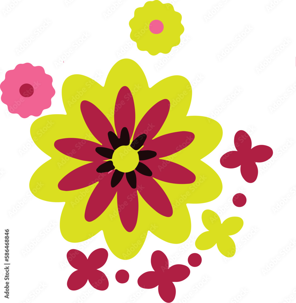 
vector daisy flower design