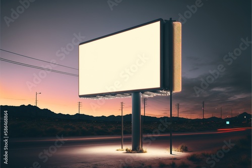 Billboards. AI generated
