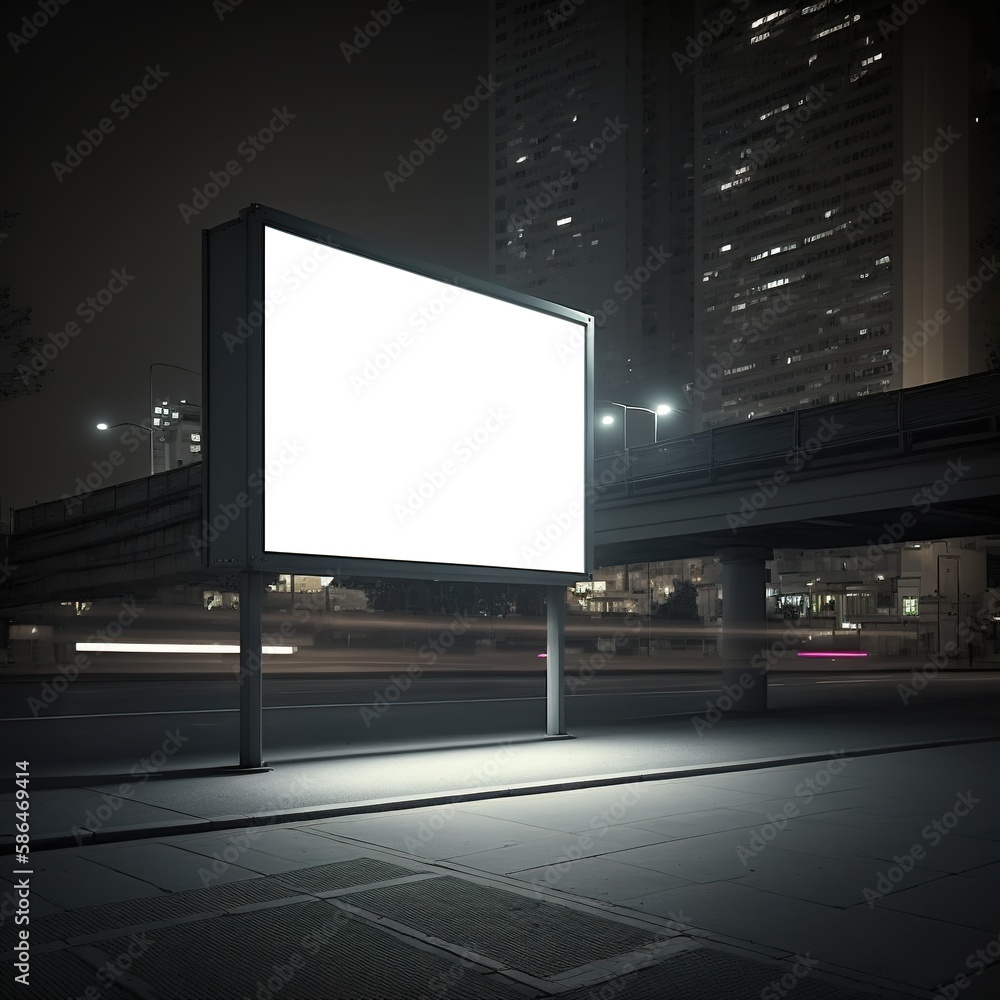 Billboards. AI generated