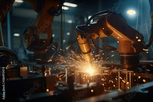 The Future of Manufacturing: Automated Welding with Robotic Arms, How They are Revolutionizing Production Lines - AI Generative