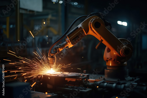 The Future of Manufacturing: Automated Welding with Robotic Arms, How They are Revolutionizing Production Lines - AI Generative