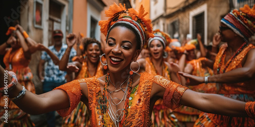 From Rio to Salvador: The Dazzling World of Brazilian Dancers and Music- AI Generative